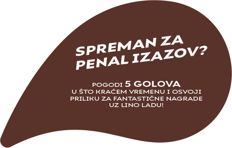 Spreman za penal izazov? Pogodi 5 golova u što kraćem vremenu i osvoji priliku za fantastične nagrade uz Lino Ladu!